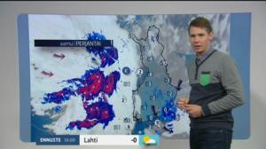 Sääennusteita: Sääennuste klo 9.00 (S): 25.11.2016 09.26