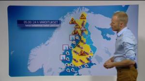 Sääennusteita: Sääennuste klo 7.00: 08.06.2016 07.00