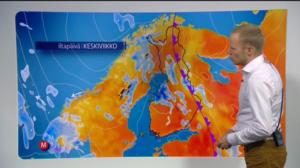 Sääennusteita: Sääennuste klo 7.00 (S): 29.06.2016 07.40