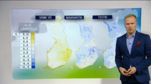 Sääennusteita: Sääennuste klo 18 (S): 02.10.2016 18.20