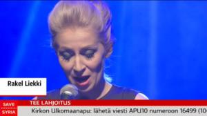 Save Syria -tukikonsertti 24.10.2016: 25.10.2016 15.30