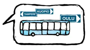 Suomen kielen alkeet: Meneekö tämä bussi Ouluun? (S): 20.12.2016 12.19