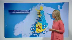 Sääennusteita: Sääennuste klo 7.00: 09.06.2016 07.44