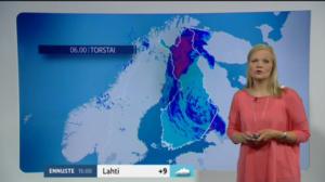 Sääennusteita: Sääennuste klo 9.00: 09.06.2016 09.23