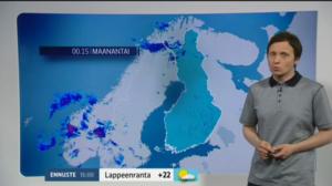 Sääennusteita: Sääennuste klo 9:00: 11.07.2016 09.21