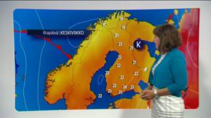 Sääennusteita: Sääennuste klo 18 (S): 20.07.2016 18.16