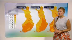 Sääennusteita: Sääennuste klo 18 (S): 23.07.2016 18.18