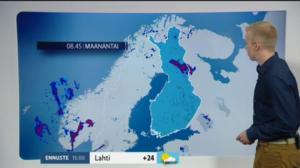 Sääennusteita: Sääennuste klo 9.00 (S): 25.07.2016 09.00
