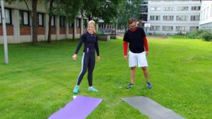 Ylen aamu-tv: Sporttituokiossa kehonpainoharjoittelua: 03.08.2016 09.03