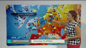 Sääennusteita: Sääennuste klo 9.00: 07.09.2016 09.20