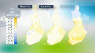 Säänurkka: Viikonlopuksi pilvistä poutasäätä: 13.10.2016 16.01