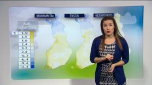 Sääennusteita: Sääennuste klo 18 (S): 16.10.2016 18.17