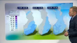 Sääennusteita: Sääennuste klo 18 (S): 24.10.2016 19.29