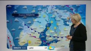 Sääennusteita: Sääennuste klo 9.00 (S): 09.12.2016 09.25