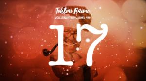 Tohtori Raimon joulukalenteri: Valtakunnan joulukalenterin 17. luukku: 19.12.2016 12.48