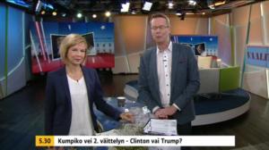 USA:n presidentinvaali 2016: 2. väittely: 10.10.2016 13.44