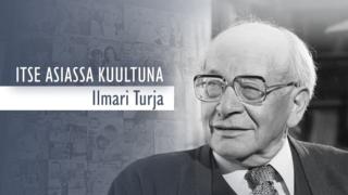 Kirjailija, toimittaja Ilmari Turja