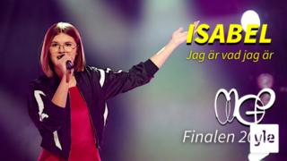 Isabel sjunger sin låt Jag är vad jag är (S): 29.10.2019 15.49