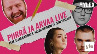 PIIRRÄ JA ARVAA LIVE FT. Elias Kaskinen, Arttu Wiskari ja Sini Yasemin: 28.04.2020 17.00