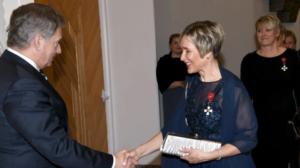 Yle Uutisluokka Triplet: Olympiavoittajat saivat kunniamerkit presidentti Niinistöltä: 05.12.2017 10.26