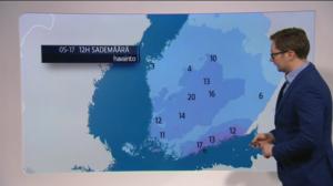 Sääennusteita: Sääennuste klo 18 (S): 12.12.2017 19.04