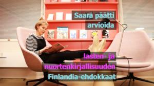 Yle Uutisluokka: Nuoren kirja-arvio: lasten- ja nuortenkirjallisuuden Finlandia-ehdokkaat: 16.01.2018 11.39