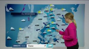 Sääennusteita: Sääennuste klo 9.00: 17.01.2018 09.24