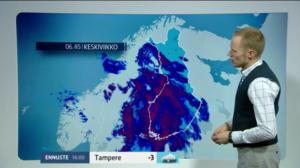 Sääennusteita: Sääennuste klo 9:00: 24.01.2018 09.28