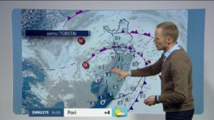 Sääennusteita: Sääennuste klo 9.00: 25.01.2018 09.00