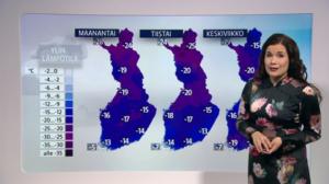 Sää: Sääennuste klo 18 (S): 18.02.2018 18.12