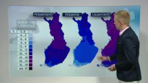 Sää: Sääennuste klo 18 (S): 22.02.2018 18.25