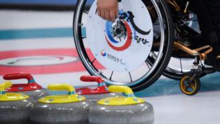 Korean paralympialaiset: Pyörätuolicurling FIN - SUI: 13.03.2018 09.56