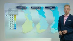 Sää: Sääennuste klo 1800 (S): 17.03.2018 18.54