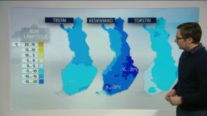 Sää: Sääennuste klo 7.00: 19.03.2018 07.00