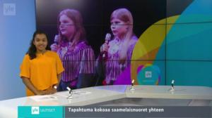 Yle Uutisluokka Triplet: Saamelaisnuorten taidetapahtuma on tärkeä kohtaamispaikka: 25.04.2018 11.02