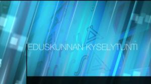 Eduskunnan kyselytunti: 17.05.2018 16.00