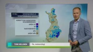 Sääennuste klo 1800 (S): 07.06.2018 18.51