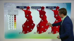 Sääennuste klo 7.00: 17.07.2018 07.43