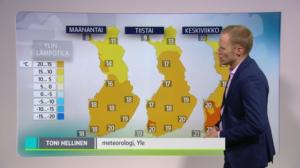 Sääennuste klo 18: 26.08.2018 18.45
