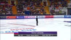 Taitoluistelun GP Venäjä: Miesten ja jäätanssin vapaaohjelmat: 17.11.2018 14.26