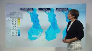 Sääennuste klo 18: 25.11.2018 18.20
