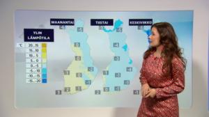 Sääennuste klo 18.00: 09.12.2018 18.25