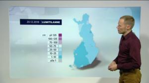 Sääennuste klo 7.00: 21.12.2018 07.44