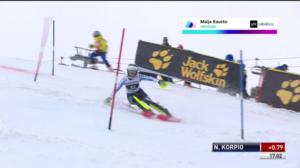 Courchevel, naisten pujottelu: 22.12.2018 14.25