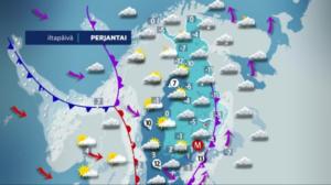 Sääennuste klo 7.00: 04.01.2019 07.25