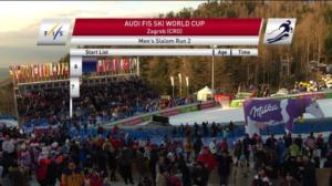 Zagreb, miesten pujottelu: 06.01.2019 16.25