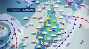 Sääennuste klo 7.00: 07.01.2019 08.11