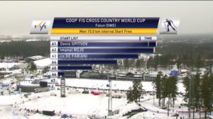 Falun, miesten 15 km: 17.03.2019 15.25