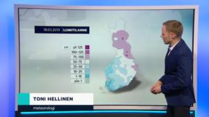 Sääennuste klo 18 (S): 18.03.2019 18.30