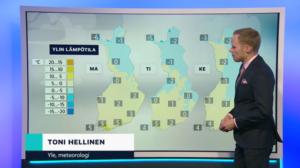 Sääennuste klo 1800: 24.03.2019 18.33